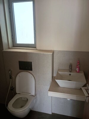 Bathroom in 2 BHK Apartment at Piramal Vaikunth, Balkum Pada – for Rent