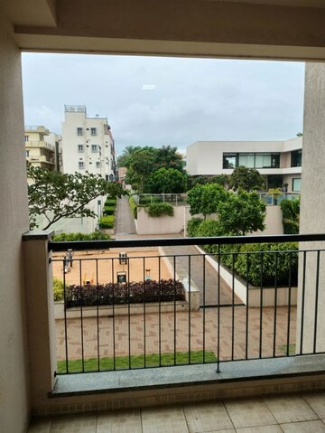 Balcony in 3 BHK Apartment at Godrej Aqua, International Airport Road – for Rent