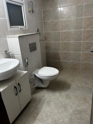Bathroom in 3 BHK Builder Floor at RPS Palm Drive, Sector 88 – for Rent