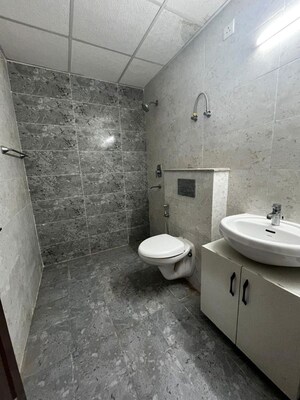 Bathroom in 3 BHK Builder Floor at RPS Palm Drive, Sector 88 – for Rent