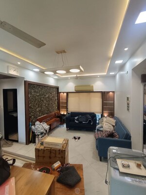 Living Room in 2 BHK Apartment at NRI Complex Phase 2, Seawoods – for Rent