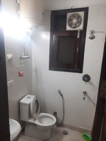 Bathroom in 3 BHK Builder Floor at Kailash Colony – for Rent