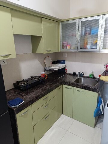 Kitchen in 2 BHK Apartment at L&T Seawoods Residences Phase 2, Seawoods – for Rent