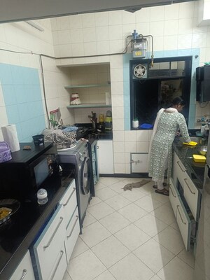 Kitchen in 2 BHK Apartment at Neelsidhi Atlantis, Nerul – for Rent