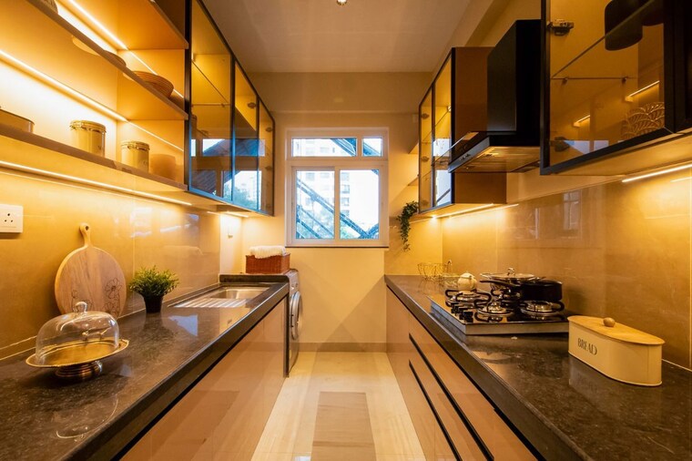 Kitchen, puravankara-estella 2 Bedroom 630 Sq.Ft. Apartment In Chembur Mumbai 9857710