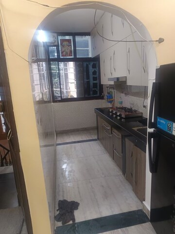 Kitchen in 1 BHK Builder Floor at Rohini Sector 11 – for Rent