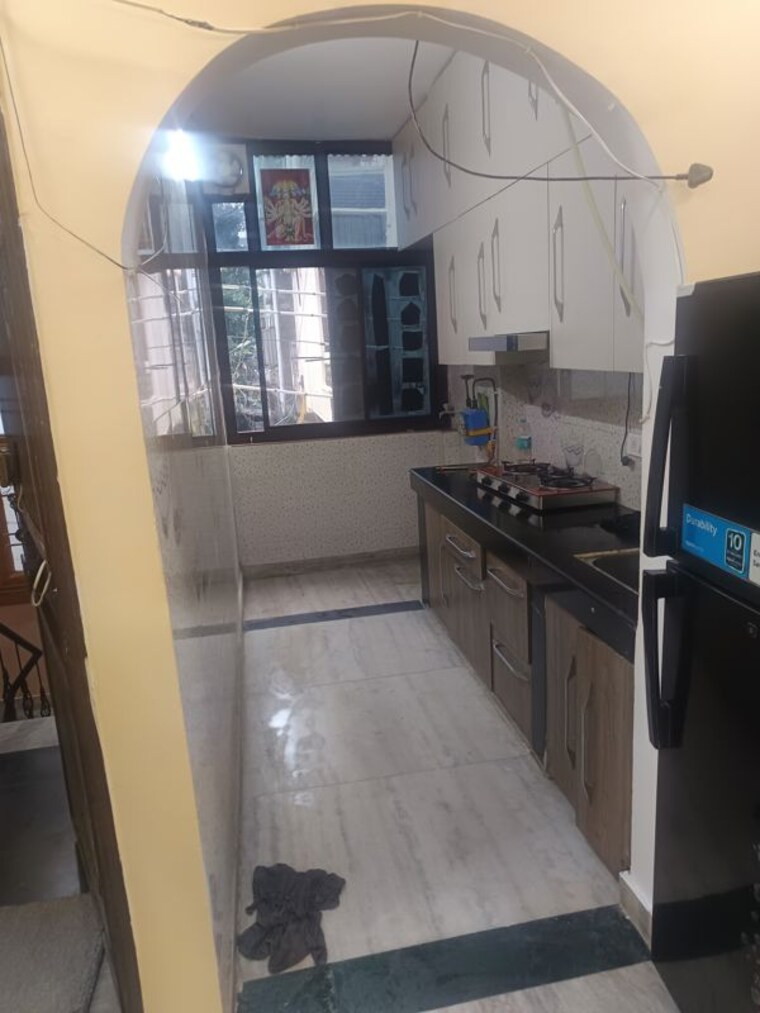 Kitchen, rohini sector 11 1 Bedroom 500 Sq.Ft. Builder Floor In Rohini Sector 11 Delhi 9857782