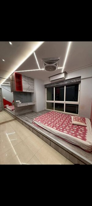 Bedroom in 3 BHK Apartment at Sheth Vasant Lawns, Laxmi Nagar – for Rent