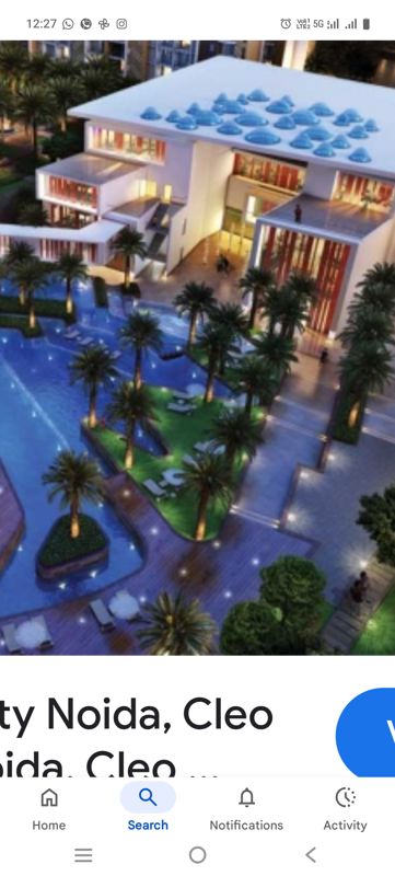 3 BHK + Pooja Room,Study Room 1827 Sq.Ft. Apartment in ABA Cleo County