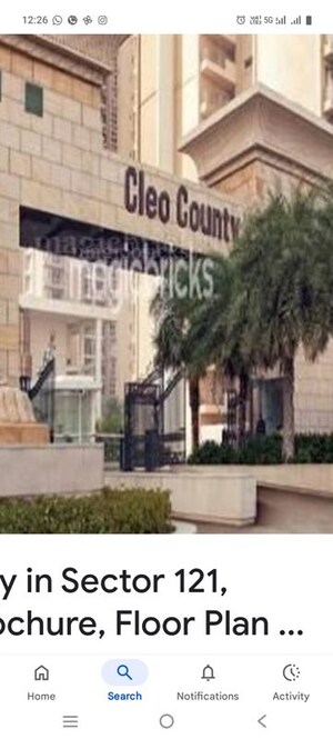 3 BHK Apartment – Exterior View View at ABA Cleo County, Sector 121 - for Rent