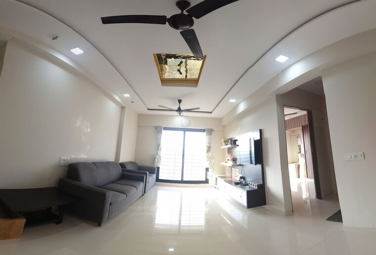 Living Room, kanakia-spaces-zen-world 2 Bedroom 732 Sq.Ft. Apartment In Kanjurmarg East Mumbai 9857814