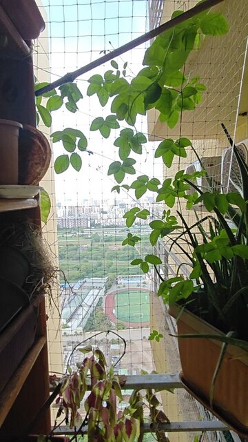 Balcony in 3.5 BHK Apartment at Amanora Adreno Towers, Hadapsar – for Rent