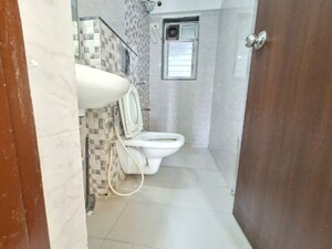 Bathroom in 1 BHK Apartment at The Wadhwa Solitaire, Kolshet Road – for Sale