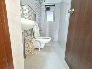 Bathroom in 1 BHK Apartment at The Wadhwa Solitaire, Kolshet Road – for Sale