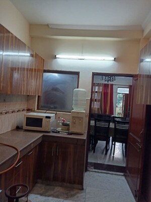 Kitchen in 2 BHK Builder Floor at Palam Vihar – for Rent