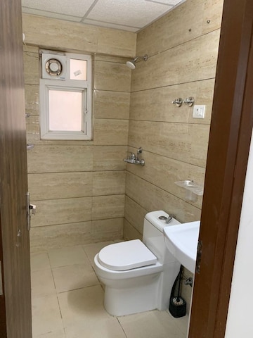 Bathroom in 3 BHK Apartment at Mahagun Moderne, Sector 78 – for Rent