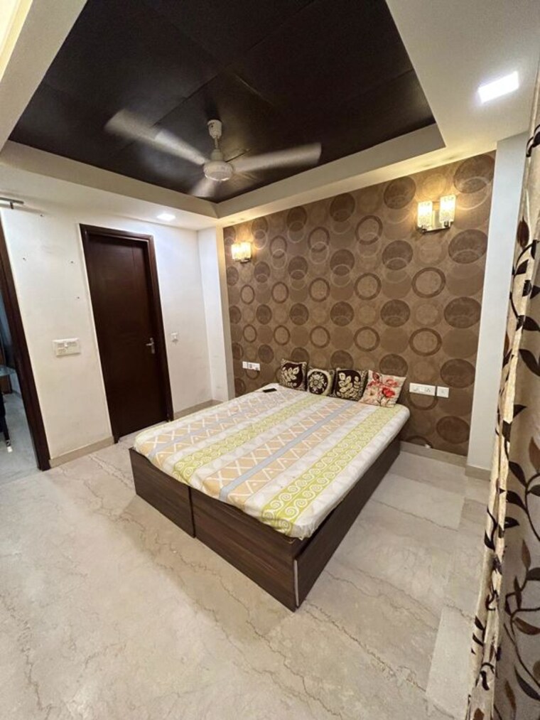 Bedroom, kalkaji 3 Bedroom 1400 Sq.Ft. Builder Floor In Kalkaji Delhi 9857980