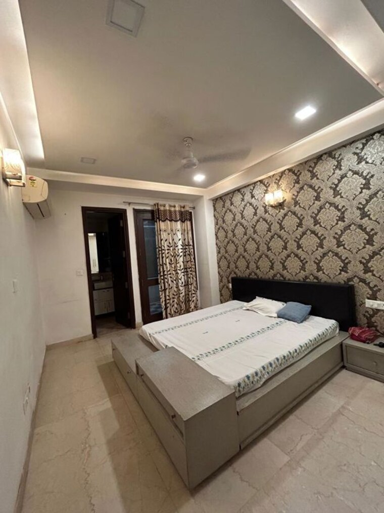 Bedroom, kalkaji 3 Bedroom 1400 Sq.Ft. Builder Floor In Kalkaji Delhi 9857980