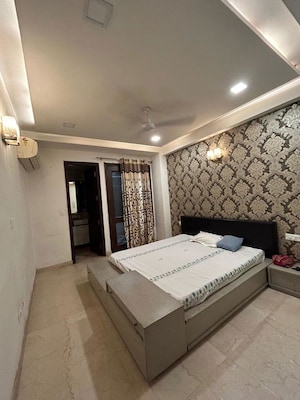 Bedroom in 3 BHK Builder Floor at Kalkaji – for Rent