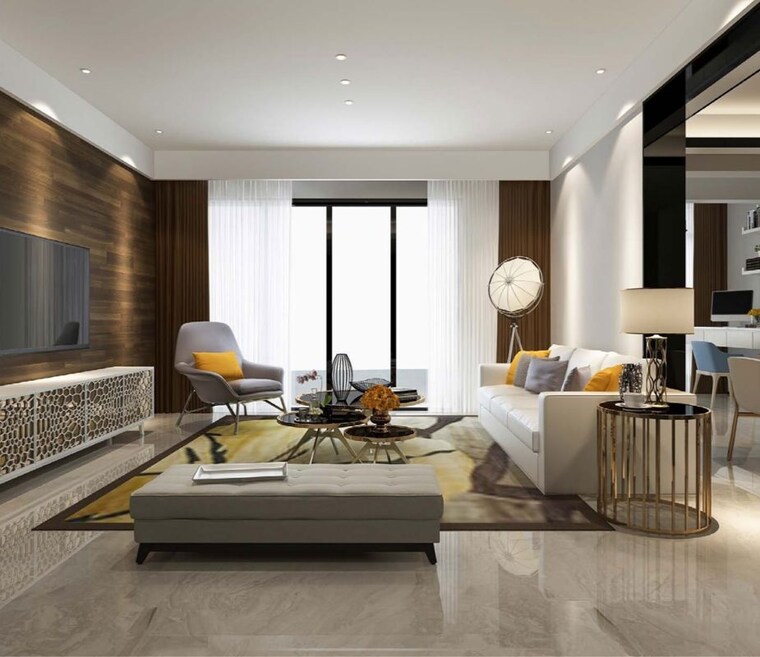 Living Room, ram-india-swastika 3 Bedroom 1089 Sq.Ft. Apartment In Bibwewadi Pune 9853308