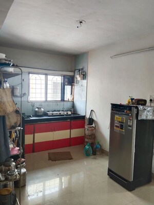 Living Room in 1 BHK Apartment at Madhuvishwa CHS, Bavdhan – for Rent