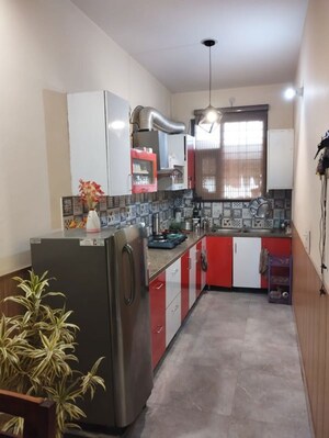 Kitchen in 2 BHK Builder Floor at Dhakoli – for Sale