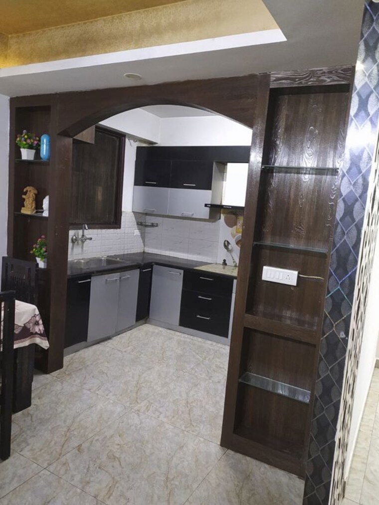 Kitchen, saviour-greenisle 3.5 Bedroom 1800 Sq.Ft. Apartment In Sain Vihar Ghaziabad 8195911