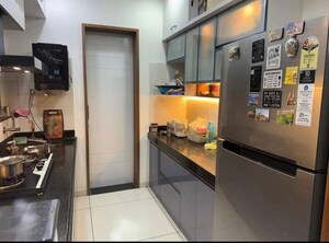 Kitchen in 3 BHK Apartment at Vilas Javdekar Yashwin Encore, Wakad – for Rent