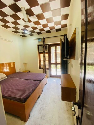 Bedroom in 3 BHK Builder Floor at RWA Residential Society Sector 46, Sector 46 – for Rent
