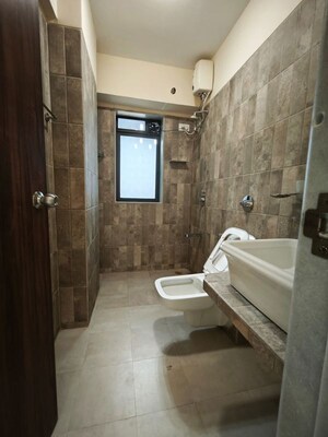 Bathroom in 2 BHK Apartment at BDL Hresa, Chembur – for Rent