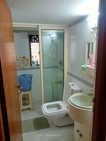 Bathroom in 2 BHK Apartment at Sunrise CHS Khar, Khar West – for Rent