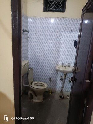 Bathroom in 1 BHK Builder Floor at Shyam Park Extension – for Rent