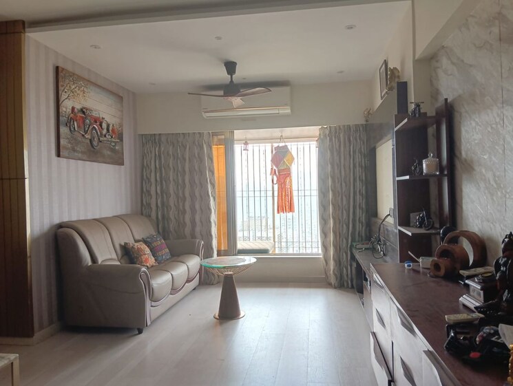 Living Room, romell-diva 3 Bedroom 960 Sq.Ft. Apartment In Malad West Mumbai 9859787