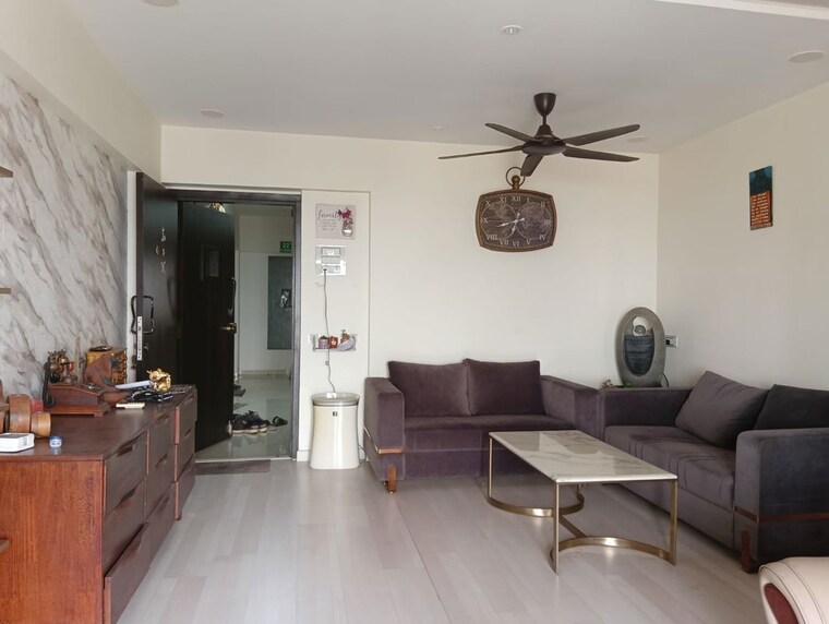 Living Room, romell-diva 3 Bedroom 960 Sq.Ft. Apartment In Malad West Mumbai 9859787