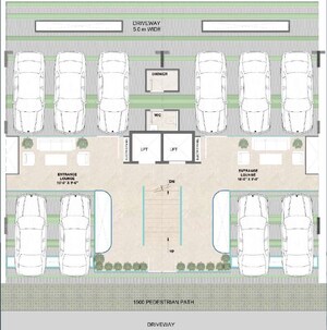 Floor Plan in 2.5 BHK Apartment at Sector 89a – for Sale