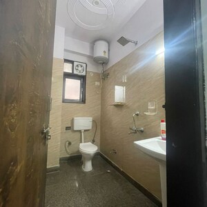 Bathroom in 2 BHK Builder Floor at Chattarpur – for Rent