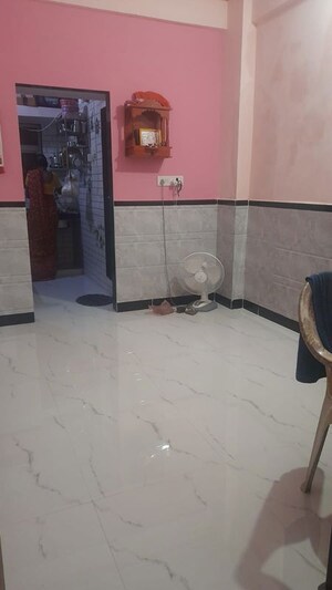 Bathroom in 1 BHK Apartment at Swastik Sarswati, Kopar Khairane – for Rent