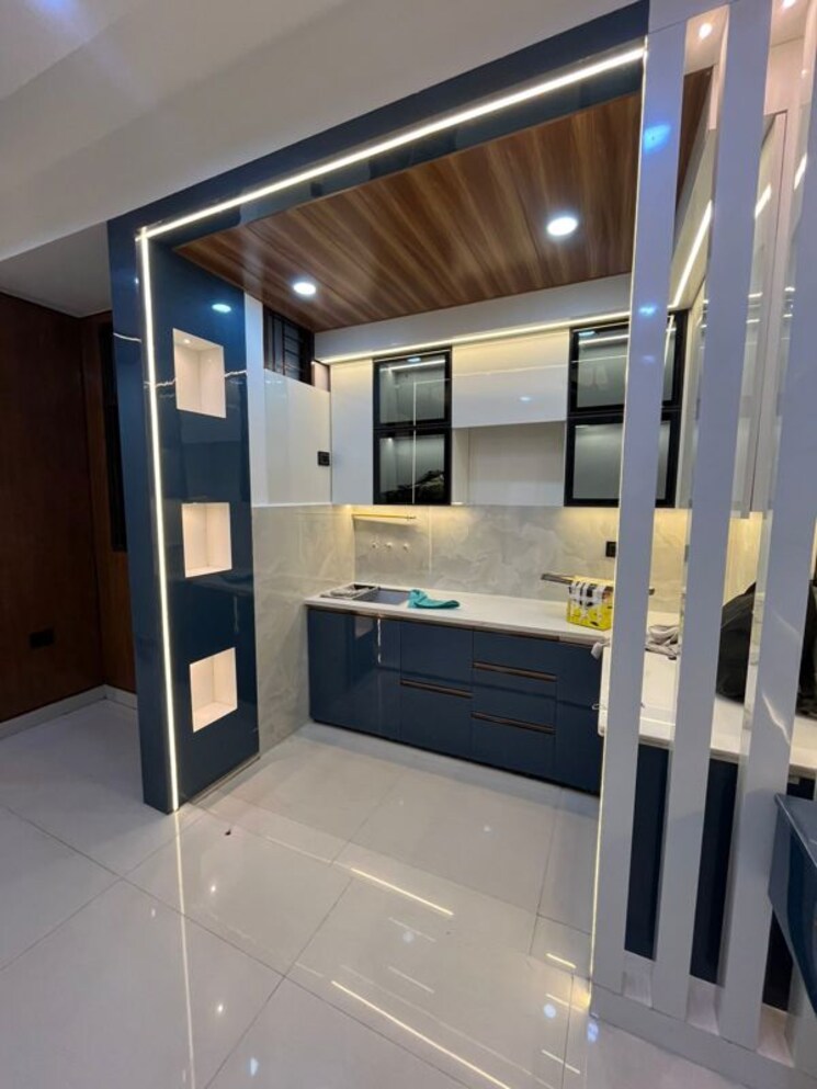 Kitchen, niti khand i 3 Bedroom 1300 Sq.Ft. Apartment In Niti Khand I Ghaziabad 9860311