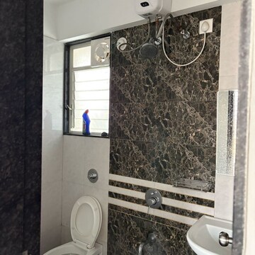 Bathroom in 1 BHK Apartment at Kanifnath Archana Paradise, Mohammadwadi – for Rent