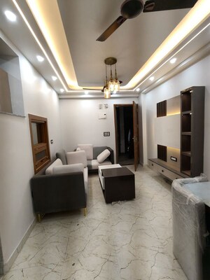 Living Room in 1 BHK Builder Floor at Divya Angels, Indrapuram – for Rent