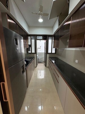 Kitchen in 3 BHK Apartment at Adani Ten BKC, Bandra East – for Rent