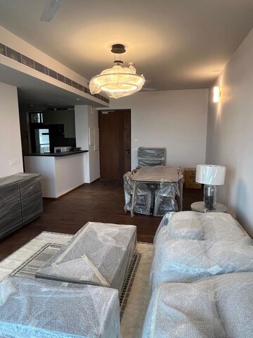 Living Room in 3 BHK Apartment at Krisumi Waterside Residences, Sector 36a – for Rent