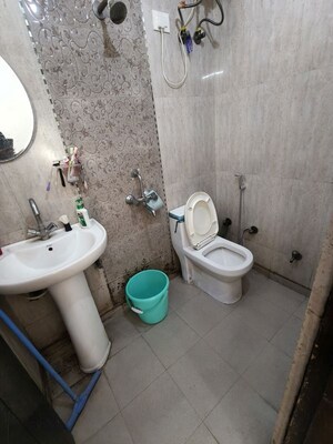 Bathroom in 2 BHK Builder Floor at Divyansh Homes, Indrapuram – for Rent