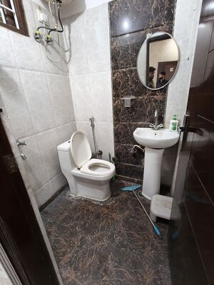 Bathroom in 2 BHK Builder Floor at Divyansh Homes, Indrapuram – for Rent