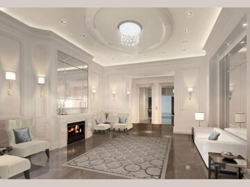 Living Room in 3 BHK Apartment at Baner – for Rent