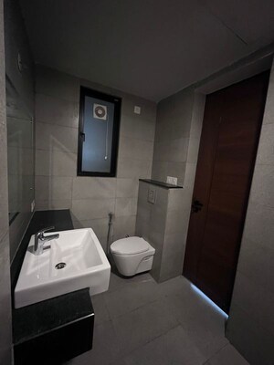 Bathroom in 1 BHK Apartment at Krisumi Waterfall Suites, Sector 36a – for Rent