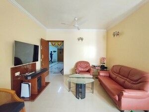 Living Room in 3 BHK Apartment at Oxford Village Condominium, Wanowrie – for Rent