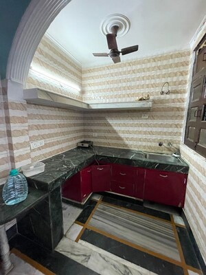 Kitchen in 2 BHK Builder Floor at Malviya Nagar – for Rent
