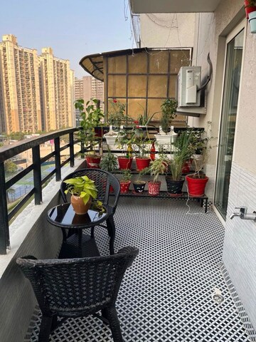 Balcony in 3 BHK Apartment at Vaibhav Khand – for Rent
