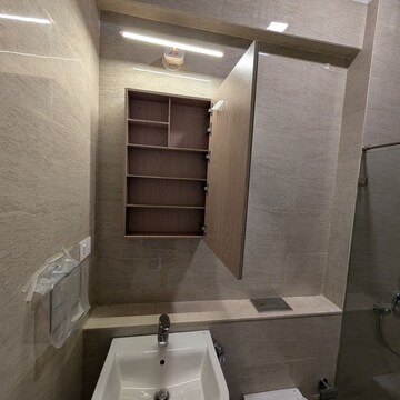 Bathroom in 2 BHK Apartment at Bandra East – for Rent